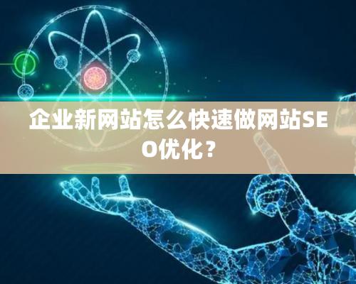 企業新網站怎么快速做網站SEO優化？